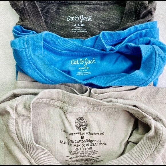 Cat & Jack, Pure Hockey, & WWE Boys Short Sleeve T-Shirt Lot Size Medium - Picture 4 of 4